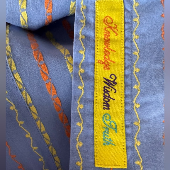 Robert Graham Mens Button Up Sz M Contrast Cuff Long Sleeve Collared‎ - Picture 12 of 12